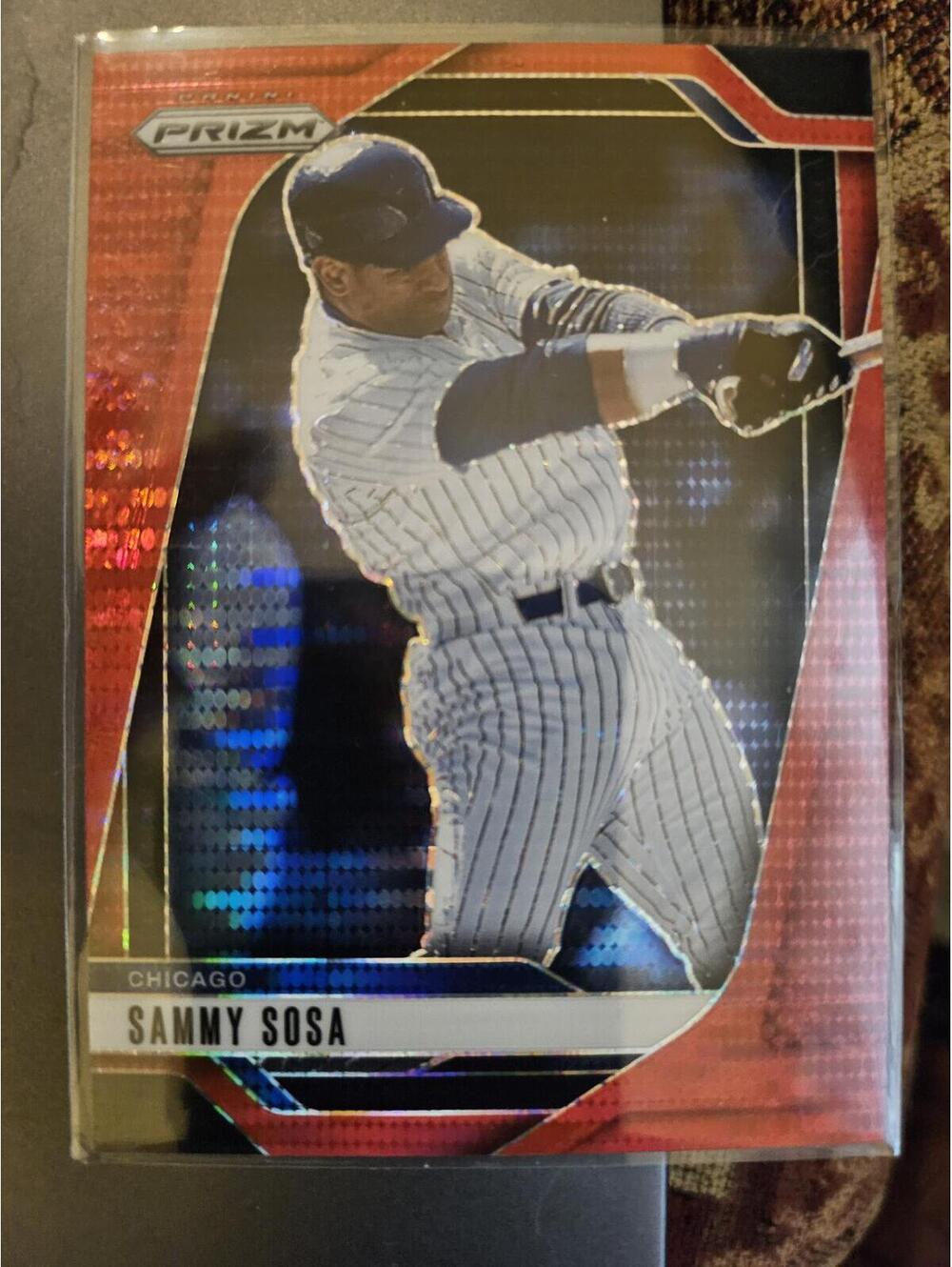 2025 Panini Prizm - Sammy Sosa, Sammy Sosa #134 Red Prizm Insert